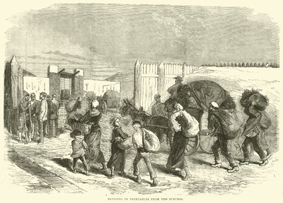 جلب الخضروات من الضواحي ، أكتوبر 1870 بواسطة مدرسة اللغة الإنجليزية