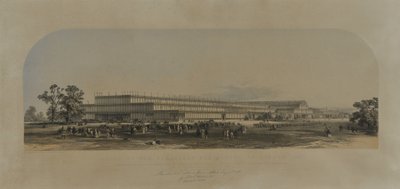 مبنى للمعرض الكبير في لندن ، 1851 بواسطة مدرسة اللغة الإنجليزية