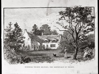 Burnham Thorpe Rectory ، مسقط رأس نيلسون بواسطة مدرسة اللغة الإنجليزية