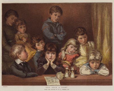 But Once a Year (chromolitho) بواسطة مدرسة اللغة الإنجليزية