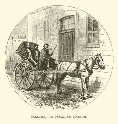Caleche أو الكندية Hansom بواسطة مدرسة اللغة الإنجليزية