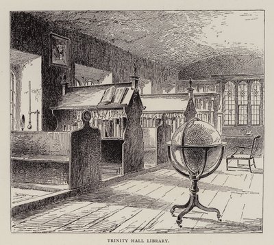 كامبريدج: مكتبة Trinity Hall Library (الحفر) بواسطة مدرسة اللغة الإنجليزية
