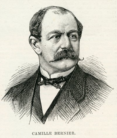 كميل بيرنييه (1823-1902) من "أخبار لندن المصورة" ، مايو 1884 (نقش) بواسطة مدرسة اللغة الإنجليزية