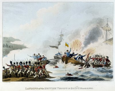 Campaign (Expedition) of Egypt (1798-1801): Debarking of the English army in Egypt, March 8 بواسطة مدرسة اللغة الإنجليزية