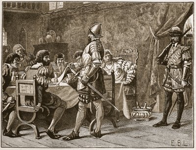 الاستيلاء على FitzGeralds ، التوضيح من Cassells Illustrated تاريخ إنجلترا (صورة بني داكن) بواسطة مدرسة اللغة الإنجليزية