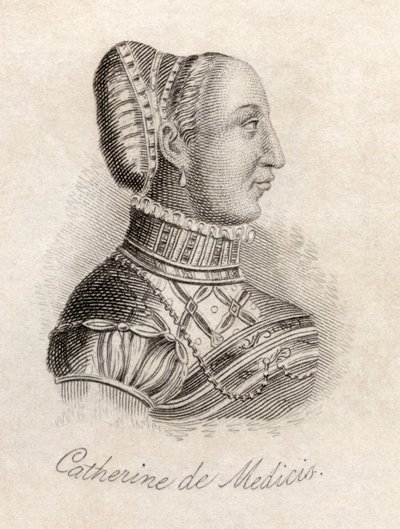 كاثرين دي ميديشي ، من "قاموس كراب التاريخي" ، نُشر عام 1825 بواسطة مدرسة اللغة الإنجليزية
