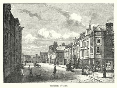 Chambers Street (engraving) بواسطة مدرسة اللغة الإنجليزية