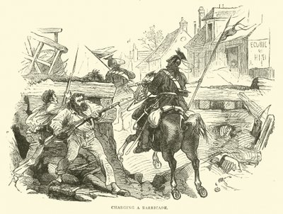 شحن حاجز ، أكتوبر 1870 بواسطة مدرسة اللغة الإنجليزية