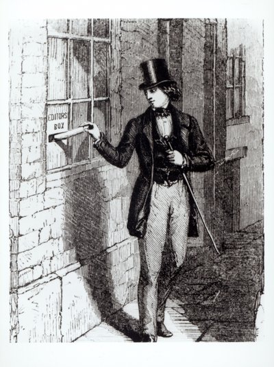 تشارلز ديكنز (1812-1870) يقدم قصصه بواسطة مدرسة اللغة الإنجليزية
