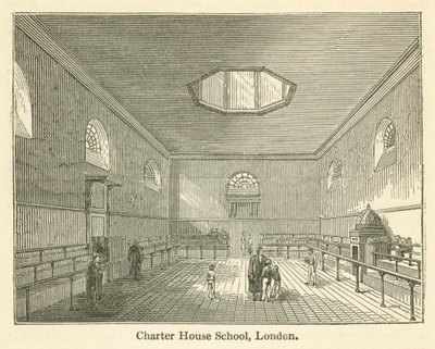Charter House School, London (engraving) بواسطة مدرسة اللغة الإنجليزية