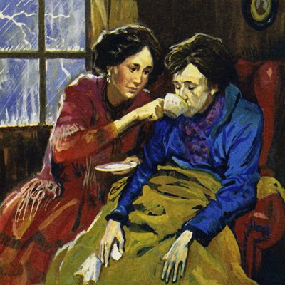 تم رعاية شوبان من قبل الروائي جورج ساند عندما مرض بواسطة مدرسة اللغة الإنجليزية