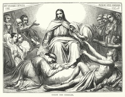 Christ the Consoler (engraving) بواسطة مدرسة اللغة الإنجليزية