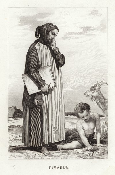 Cimabue اكتشاف Giotto بواسطة مدرسة اللغة الإنجليزية