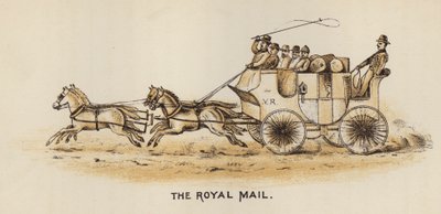المدربون والتدريب: The Royal Mail (litho) بواسطة مدرسة اللغة الإنجليزية