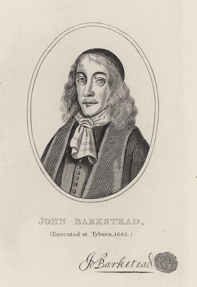 Colonel John Barkstead (engraving) بواسطة مدرسة اللغة الإنجليزية