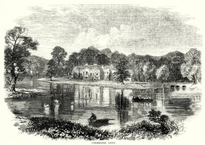 Combermere Abbey (engraving) بواسطة مدرسة اللغة الإنجليزية