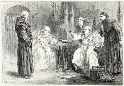 مؤتمر بين ثورب وأروندل ، توضيح من تاريخ البروتستانتية بقلم جيمس أيتكين ويلي (1808-1890) ، حانة. 1878 بواسطة مدرسة اللغة الإنجليزية