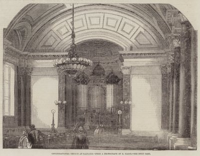 Congregational Church at Saltaire (engraving) بواسطة مدرسة اللغة الإنجليزية
