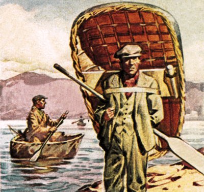 Coracles في ويلز بواسطة مدرسة اللغة الإنجليزية