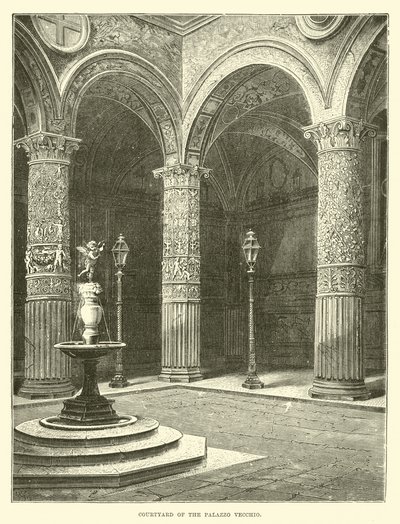 فناء Palazzo Vecchio بواسطة مدرسة اللغة الإنجليزية