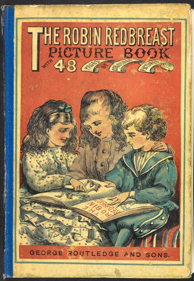 غلاف كتاب Robin Redbreast المصور بواسطة مدرسة اللغة الإنجليزية