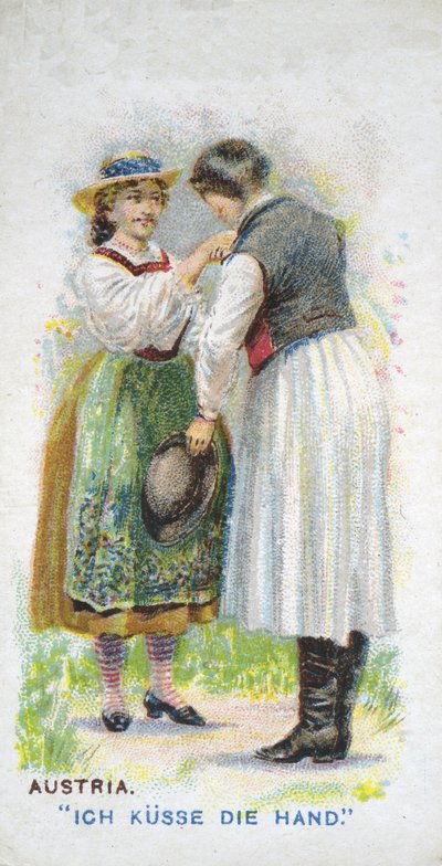 تحية عرفية في النمسا 1907 بواسطة مدرسة اللغة الإنجليزية