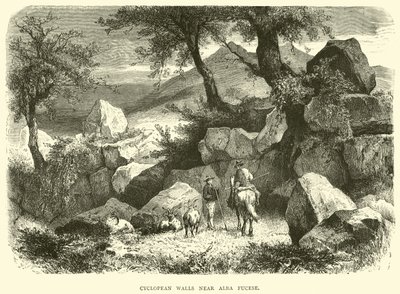 جدران Cyclopean بالقرب من ألبا فوسيسي بواسطة مدرسة اللغة الإنجليزية