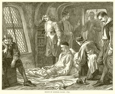 وفاة الأدميرال بليك ، 1657 بواسطة مدرسة اللغة الإنجليزية