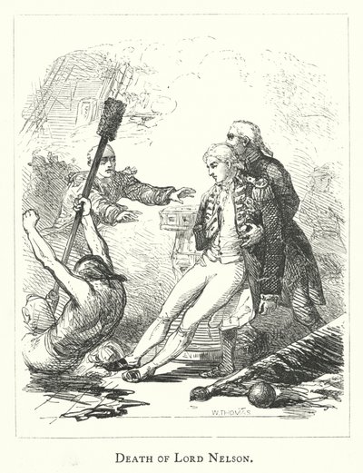 Death of Lord Nelson (engraving) بواسطة مدرسة اللغة الإنجليزية