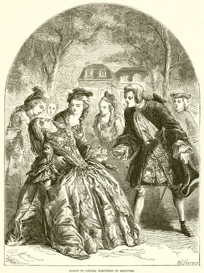وفاة صوفيا ، Electress of Hanover بواسطة مدرسة اللغة الإنجليزية