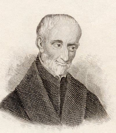 دينيس بيتو ، من "قاموس كراب التاريخي" ، نُشر عام 1825 بواسطة مدرسة اللغة الإنجليزية