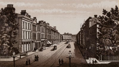 دونيجال بليس ، بلفاست 1880 (ليثو) بواسطة مدرسة اللغة الإنجليزية