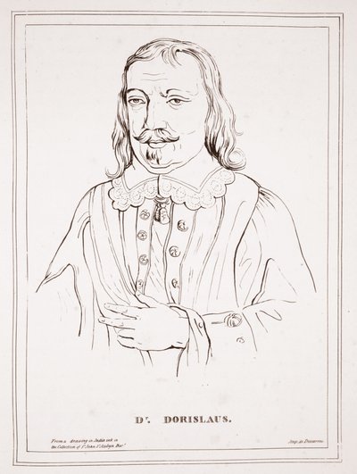 الدكتور Dorislaus ، من رسم بالحبر الهندي في مجموعة St John St Aubyn Bar ، imp. من دوكارم بواسطة مدرسة اللغة الإنجليزية