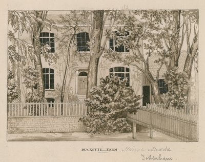 Ducketts Farm House ، توتنهام ، لندن (مرحاض على ورق) بواسطة مدرسة اللغة الإنجليزية