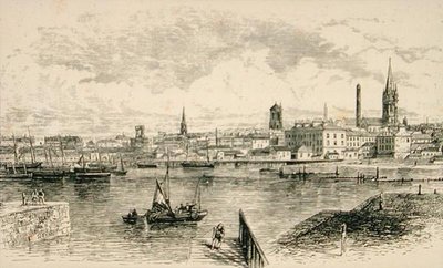 دندي في عام 1880 ، من "الصور الاسكتلندية" التي نشرتها جمعية المسالك الدينية بواسطة مدرسة اللغة الإنجليزية