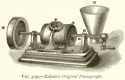 Edison الفونوغراف الأصلي بواسطة مدرسة اللغة الإنجليزية