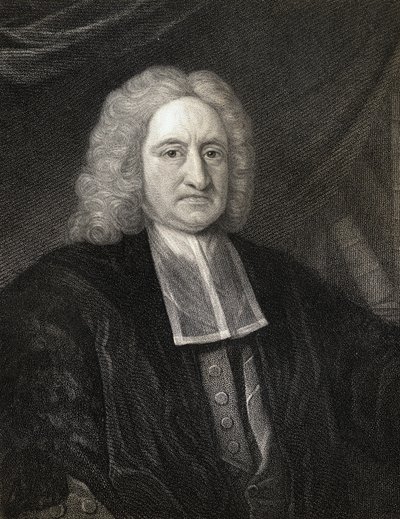 إدموند هالي (1656-1742) من معرض الصور ، نُشر عام 1833 بواسطة مدرسة اللغة الإنجليزية