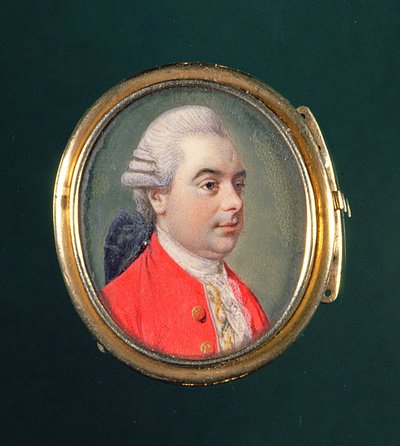 إدوارد جيبون ، ج .1790 (مرحاض على الرق) بواسطة مدرسة اللغة الإنجليزية