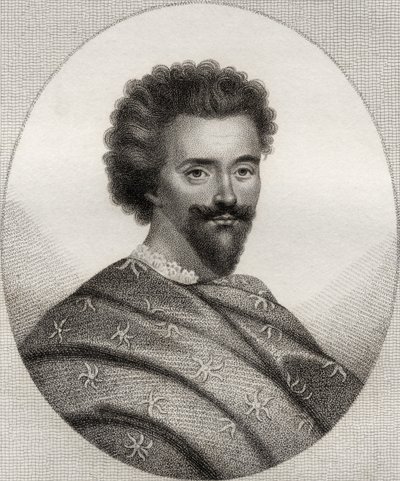 إدوارد هربرت ، رسم توضيحي من "كتالوج المؤلفين الملكيين والنبلاء ، المجلد الثالث" ، نُشر عام 1806 بواسطة مدرسة اللغة الإنجليزية