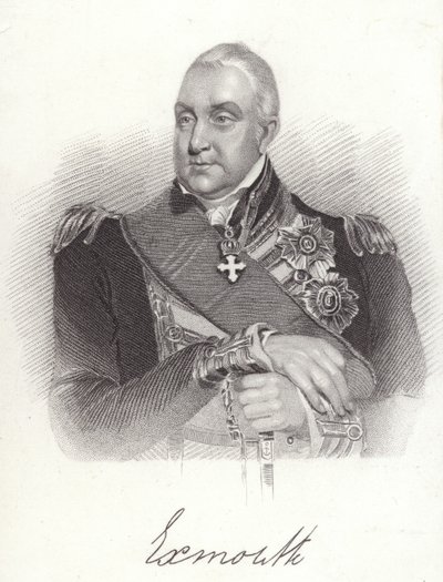 إدوارد بيليو ، 1st Viscount Exmouth ، أميرال بريطاني بواسطة مدرسة اللغة الإنجليزية