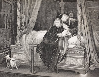 إدوارد الخامس وريتشارد ، دوق يورك في البرج ، من "معرض الصور التاريخية" ، تم نشره عام 1880 بواسطة مدرسة اللغة الإنجليزية