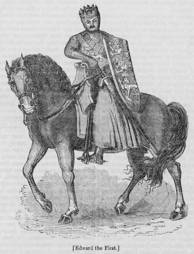 Edward the First (engraving) بواسطة مدرسة اللغة الإنجليزية