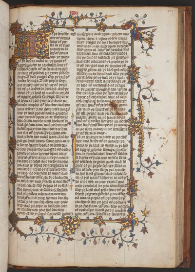 إيغرتون 617، إنجيل ويكليف، قبل عام 1397 (رِقِّي) بواسطة مدرسة اللغة الإنجليزية