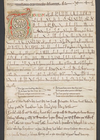 إيغرتون MS 2849، الغشاء III، حوالي 1225 - 1225 (رق) بواسطة مدرسة اللغة الإنجليزية