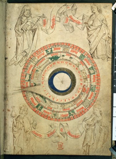 Egerton Ms 2575 folvelle كتاب جراح الحلاق ، أواخر القرن الخامس عشر (الرق) بواسطة مدرسة اللغة الإنجليزية