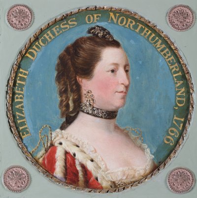إليزابيث، دوقة نورثمبرلاند الأولى بواسطة مدرسة اللغة الإنجليزية