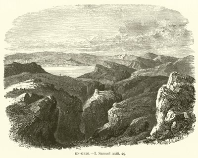 En-Gedi ، I ، صموئيل ، الثالث والعشرون ، 29 (نقش) بواسطة مدرسة اللغة الإنجليزية