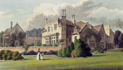 Endsleigh ، من مستودع Ackermanns للفنون ، 1823 (ليثو ملون) بواسطة مدرسة اللغة الإنجليزية