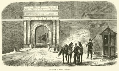 مدخل مونت فاليرين ، يناير 1871 بواسطة مدرسة اللغة الإنجليزية