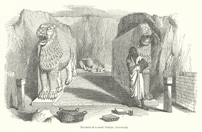 مدخل المعبد الصغير (نمرود) (نقش) بواسطة مدرسة اللغة الإنجليزية